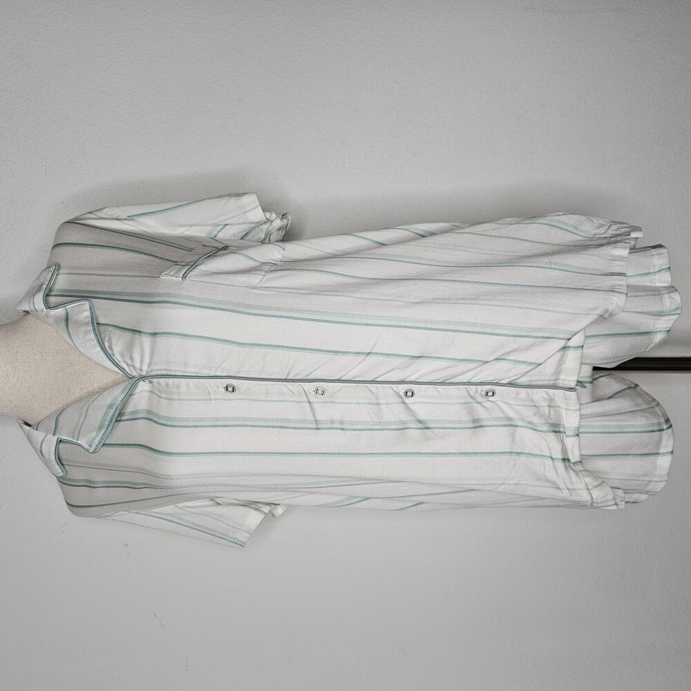 NWT Splendid Women's White/Green Striped/Spring Haze 2 Piece Set Size Small